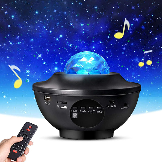 Proyector de Galaxia con Parlante Bluetooth +Control remoto